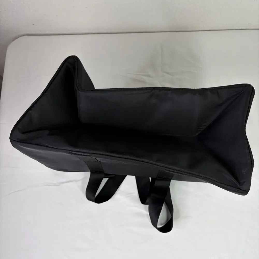 Rabanne Black Duffle Weekender Bag, NWOT, masculine, classic, lightweight.